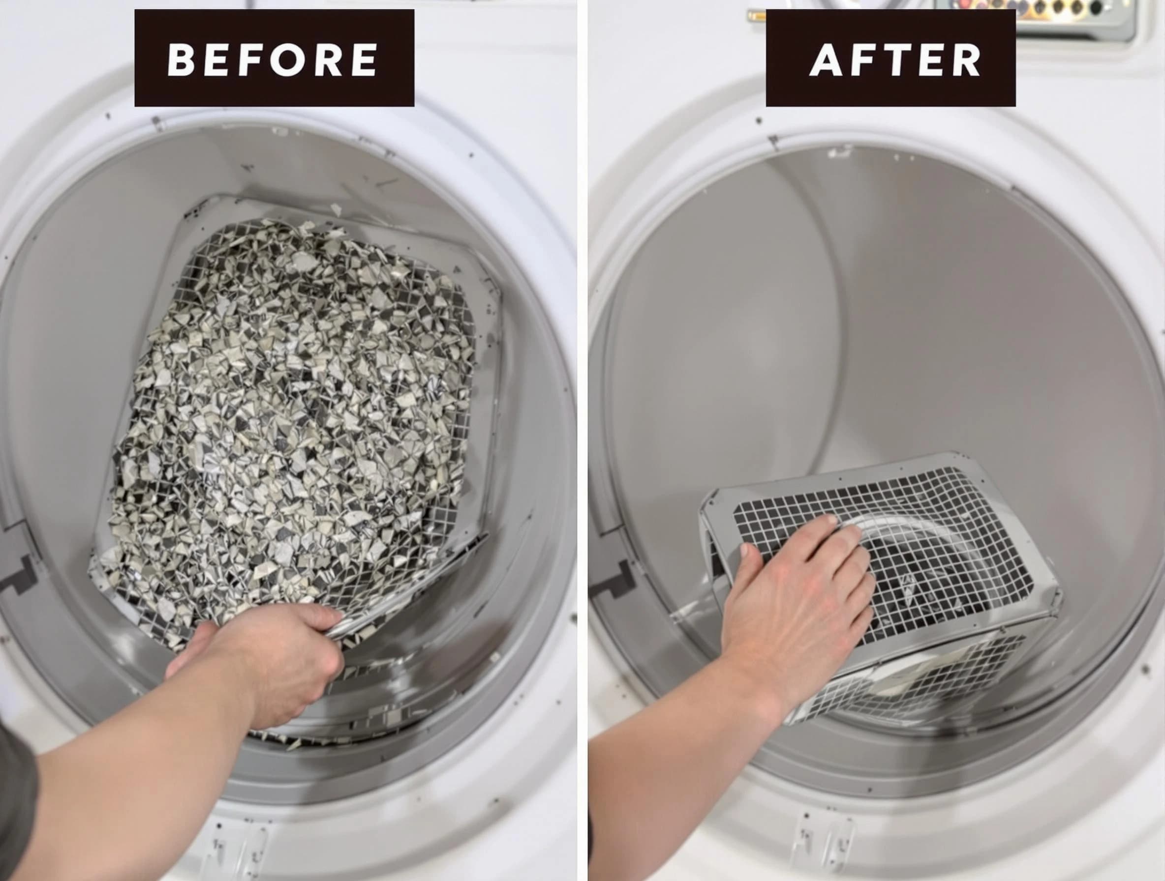 Professional lint trap cleaning by Hanceville Dryer Vent Cleaning in Hanceville