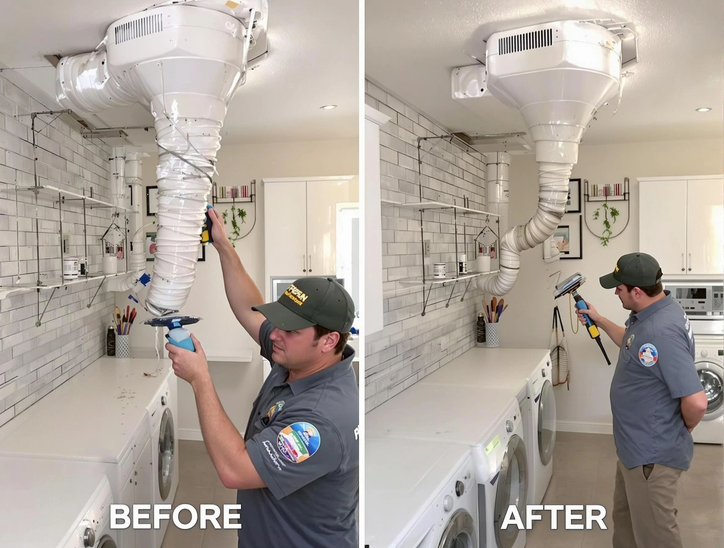Professional dryer exhaust vent cleaning by Hanceville Dryer Vent Cleaning in Hanceville