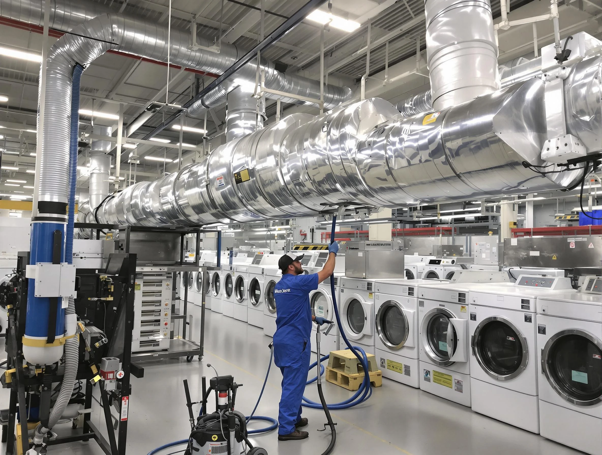 Hanceville Dryer Vent Cleaning team performing heavy-duty industrial dryer vent cleaning in Hanceville